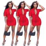 Mini Dress Factory - New Arrival Full Zipper Bodycon