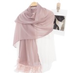 Chiffon Scarf Factory - Hot New Solid Color Thin