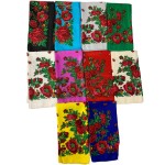Square Scarf Manufacturer - Russia Style Ethnic Printed