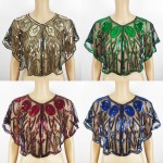 Glitter Cape Supplier - Sequin Beaded Short Cover