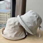 Fisherman Hat Factory - Korean-Style Plaid Summer