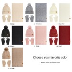 Winter Set Supplier - Autumn Acrylic Hat Scarf