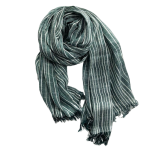 Cotton Linen Scarf Supplier - New Style Striped