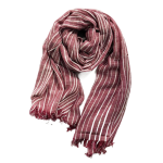 Cotton Linen Scarf Supplier - New Style Striped