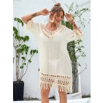 Beach Cover-up Manufacturer - Cross-Border Tassels Hand