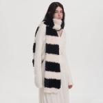 Winter Scarf Supplier - Soft Fashion Striped Thicken