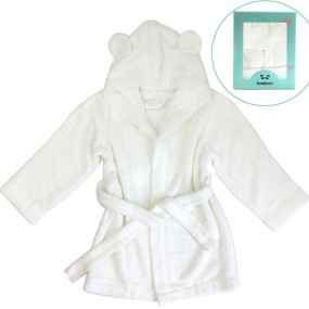 High Quality Custom Bathrobe Good Feeling Organic Bamboo Baby Bath Robe Wholesales Bamboo Kids Bathrobs
