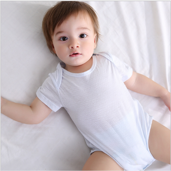 Hot Selling High Quality Organic Bamboo Baby Bodysuit Newborn Short Sleeve Clothes Romper Baby Suit