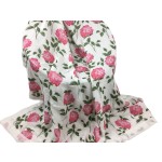 Thick 6 Layers Swaddle Blanket Print Large Size 120*120cm 70% Organic Bamboo 30%cotton  Muslin Swaddle Blanket