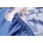 Customized Reactive Printing 100%Bamboo Crib Fitted Sheet Bed Fabric Crib Sheet Cover Bamboo Fitted Crib Sheets