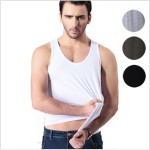 Super Soft 95%Bamboo 5%spandex Men Tank Top  Summer Sports Vest Men Waistcoat Singlet Fashion Sleeveless Garment