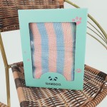 High Quality Wholesale 80*100cm  Super Soft Bamboo Blanket Custom Blanket Bamboo Knit Blanket for Baby Kids