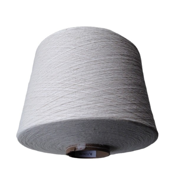 Ne11/1 55% Hemp 20% Rayon 25% Recycled Polyester Blended Ring Spun Yarn Anti-Static Feature for Weaving and Knitting