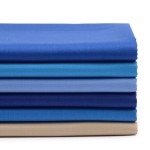 32% Organic Cotton 65% Polyester 3% Spandex 160gsm Stretch Twill Professional Workwear Fabric