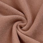 Merino Mixed Bamboo Cotton Acrylic Spandex Fabric 280gsm Warm Interlock Fleece Fabric Long Sleeved Knitted Sweater Fabrics