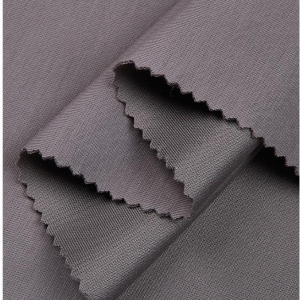 In Stock 44%Bamboo/49%Recycle Polyester /7%Spandex 300GSM Soft Bamboo Interlock Fabric for Sportswear Fabric