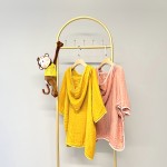 Liahren Bamboo Hoodie Beach Towel Lightweight Muslin Surf Poncho Changing Robe for Boy Girl Shower/Beach/Pool Child Cover up