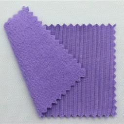 High Quality 100% Organic Cotton Fleece 420gsm Thick Soft Hoodies Outer Wear Sweatshirt Fleece Fabric With Matched 2*2 Rib