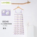 Super Soft Organic Bamboo Women Night Dress Summer Tank Dress Bamboo Loungewear Lady Strap Dress Home Wear Pajamas