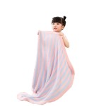 High Quality Wholesale 80*100cm  Super Soft Bamboo Blanket Custom Blanket Bamboo Knit Blanket for Baby Kids