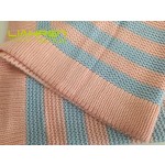 High Quality Wholesale 80*100cm  Super Soft Bamboo Blanket Custom Blanket Bamboo Knit Blanket for Baby Kids