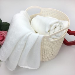 Hot Selling High Quality 2 Layers 50*70cm White 100% Bamboo Muslin Diaper Baby Nappies Sets