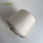 100% Organic Bamboo Fiber Soft Breathable Compact Ring Spun Natural White Woven Knitted Yarns Recycled Raw Pattern