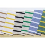 Stock 80% Organic Cotton 17% Recycle Polyester 3%Spandex 300gsm Color Woven Striped Towel Terry Fabric for Bathrobe