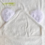 Best Sale 500GSM Thick Hooded Baby Towel Comfortable Bamboo Bath Towel Fluffy Big Ear Design Bamboo Hooded Towel for Newborn