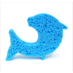 Natural Material Bath Sponge Sponge Lovely Customized Cartoon Shape Cellulose Mesh Bath Sponge