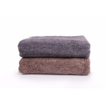 Supper Soft Thick 580 GSM Hand Towels Bamboo Cotton A/B Yarn Color Fiber Classical Style Brown Grey Towel Set