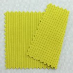 High Quality 66%Bamboo26%cotton 8%Spandex 300GSM Bamboo Fabric 4x2 Rib Stretchy Vest Material  Fabric for Tshirt and Loungewear