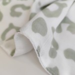 4 Layers 57*57cm Organic Bamboo Bamboo Baby Muslin Blanket Reactive Print Muslin Pad