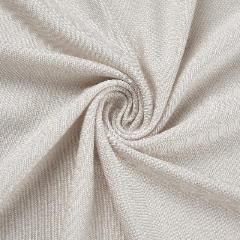 91% Lyocell 9%Spandex 200gsm Lenzing  Stretch Single Jersey Knit Lyocell Fabric for Cool and Breathable Loungewear T-shirt