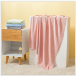High Quality Knitted Blanket Factory Babies Bedding Bamboo Baby Blanket 80*100cm 100%Bamboo Super Soft Knit Baby Blankets