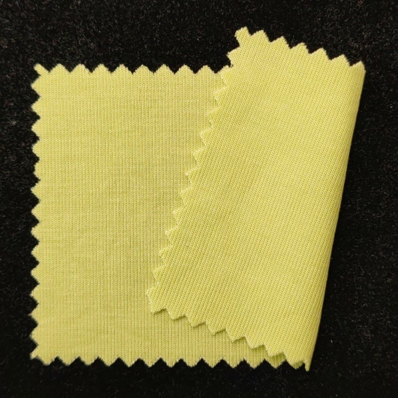 High Quality 90% Lyocell 10%Spandex 240GSM  Rib Knit Fabric for Loungewear T-shirt Pajamas Homwear