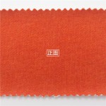 Stock 100% Organic Cotton Dyed Yarn French Terry Fabric 375GSM for Soft and Comfortable Hoodies and Sweatshirts