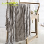 Super Soft 100% Bamboo Blanket Knitted Baby Blanket High Quality Bamboo Knit Throw Blanket