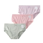 Top Quality 95%Bamboo 5%Spandex Jersey Girls Bamboo Brief Triangle Underwear Children Boxer Underwear