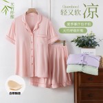 In Stock Luxury Ladies 93%Bamboo 7%Spandex Loungewear Sets Customize Women Sleepwear Set Women's Pajamas Set