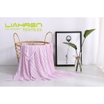 100% Bamboo Soft Light Weight Summer Cool Feeling Baby and Adult Bamboo Knitted Blanket