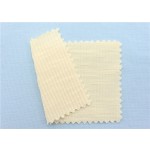 New 27% Organic Cotton 67%Recycle Polyester 6%Spandex Jersey 230gsm 165cm Slubbed Jacquard Knit Fabric for Women's Apparel