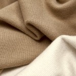 Merino Mixed Bamboo Acrylic Spandex Fabric 280gsm Soft Warm Brushed Rib Fabric for Long Sleeved Knitted Sweater Fabrics