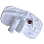 High Quality Organic Bamboo Cotton Muslin Baby Burp Cloth Super Soft Colored Muslin Babies Bibs