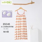 Super Soft Organic Bamboo Women Night Dress Summer Tank Dress Bamboo Loungewear Lady Strap Dress Home Wear Pajamas