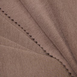Merino Mixed Bamboo Cotton Acrylic Spandex Fabric 260gsm Soft Warm Brushed Rib Fabric for Long Sleeved Knitted Sweater Fabrics