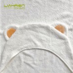 High Quality 500GSM Customized Bath Towel Comfortable Bamboo Baby Bath Towel Bear Ear Design Bamboo Hooded Towel for Infant