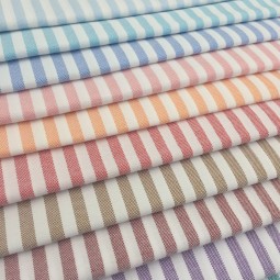 60% Cotton40%Polyester Plain Oxford Fabric 165gsm Oxford Fabric Strip Wrinkle Resistant Classic Shirt Fabric