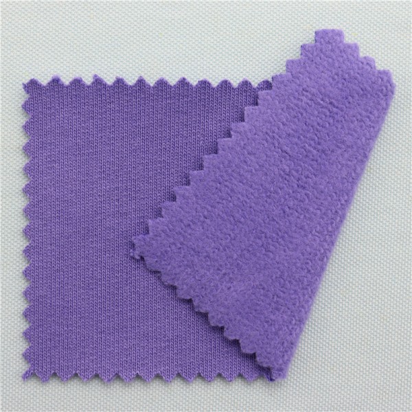 High Quality 100% Organic Cotton Fleece 480gsm Thick Soft Hoodies Outer Wear Sweatshirt Fleece Fabric With Matched 2*2 Rib