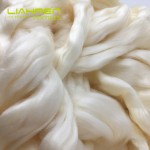 100% Milk Fiber Liahren CN;BEI 2.5D 72KG 88MM Spinning Woolen Raw Sustainable Top 2.5D*88MM Milk Protein Fiber